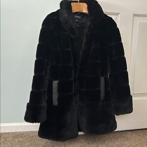 Jones New York Black Teddy Jacket
